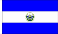 El Salvador Table Flags